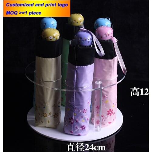 Acrylic Umbrella Display Box Case Umbrella Shelf Umbrella Stand Sun Umbrella Organizer Rack