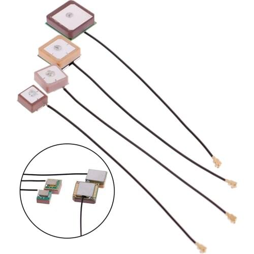 1pc 3V-5V DC 10mA Active builtin ceramic Drone aerial antenna internal GPS antenna Dual antenna