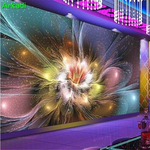 3d cool nightclub flowers abstract photo wallpaper living room bar KTV tooling wall living room study mural custom size