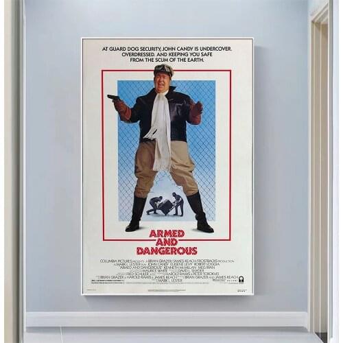 CP1121 Armed and Dangerous Classic Hot Movie Print Silk Fabric Poster Indoor Wall Art Decor Gift