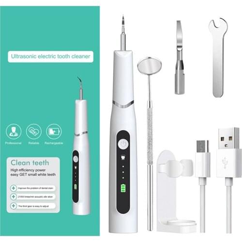 Irrigador Bucal Portable Oral Irrigator Dental USB Rechargeable Set Water Flosser Dental Calculus Waterproof Tooth Clea