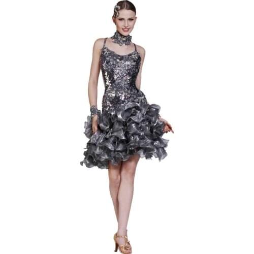 Summer Adult High Quality Latin Size Dance Dress Manufacturer L-13102