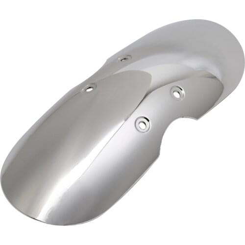 Motorcycle Chrome Cafe Racer Front Fender Mask Motorbike Splash Mudguard Fairing For For Triumph Bonneville Scrambler 2001-2016