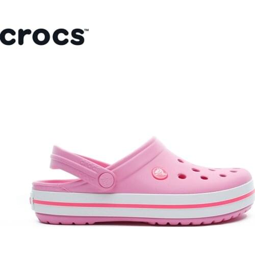 Original Crocs Crocband Unisex Pink Slippers 11016 - 62P