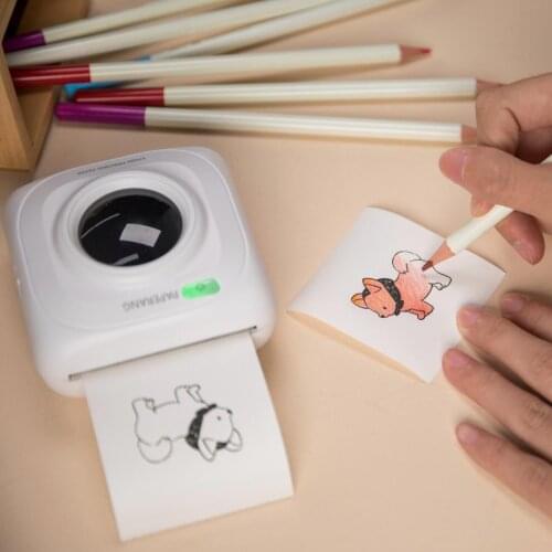 PAPERANG P1 Thermal Printer Pocket Portable Label Printer Edit Note/Photo Print/Children Learning/ORC Scan Bluetooth Printer