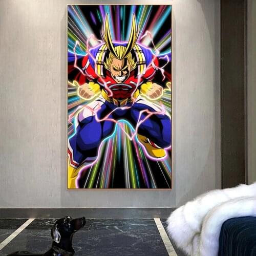 Living Room Poster My Hero Academia Original Design Anime Wall Art Print,20 x 28 Inches,No Frame