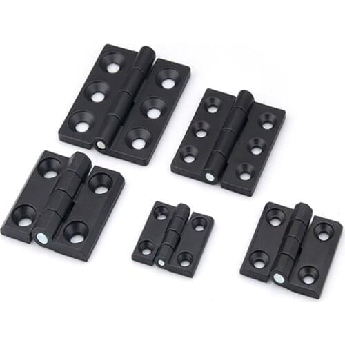 Power distribution cabinet hinge Electric Box Door Hinge Chassis Black Zinc alloy for mechanical equipment Furniture Hardware