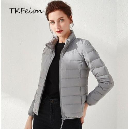 TKFeion Women's Black Bomber Jackets