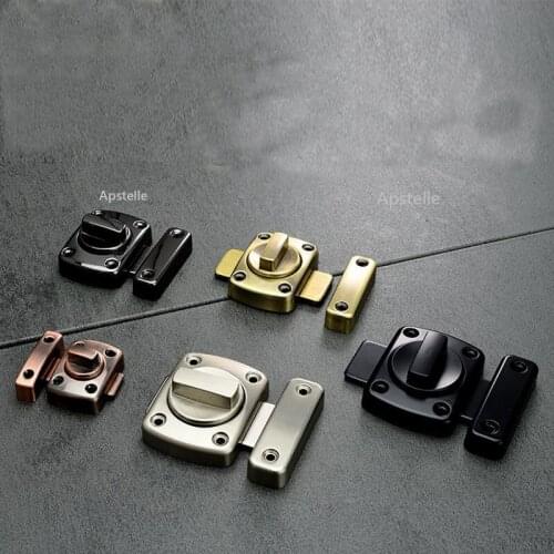 Universal Door Latch Gate Latch Security Sliding Door Lock Door Bolt Zinc Alloy With Screws Latch