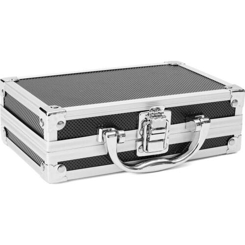 Portable Aluminum Alloy Tool Box Car Tool Box Maintenance Equipment Safety Storage Suitcase Instrument Storage Impact Resistant