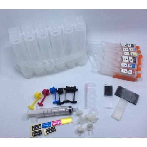 YOTAT 6 Color CISS ink cartridge PGI170 PFI-170XL PGI-170 CLI-171 for Canon PIXMA MG7710 (Lartin America)