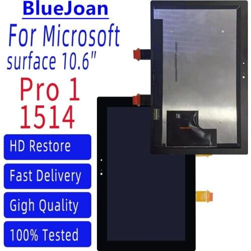 10.6 Inch For Microsoft Surface Pro1 1514 LCD Display Touch Screen Panel Digitizer Assembly Replacement Part