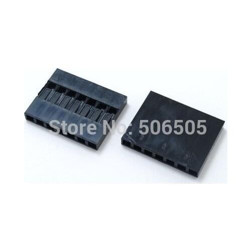 100pcs 2.54mm 7Pin Dupont Plastic Shell Head Plug Dupont Housing Pin Header Jumper Wire Housing Connector