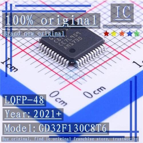 2021+ 100% Brand new original 2PCS-10PCS GD32F130C8T6 LQFP-48 Microcontroller chip