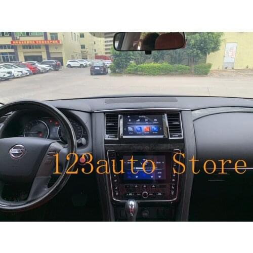 8 inch 2 screens Android 9.0 Car DVD GPS Player navigation for NISSAN PATROL Y62 QX80 PX6 CARPLAY IPS RADIO DSP