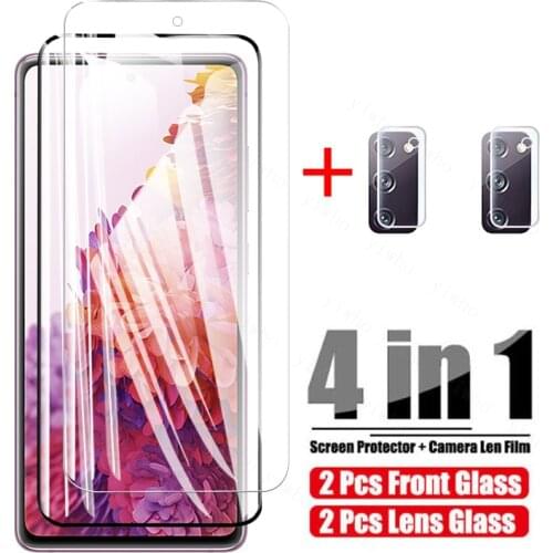 For Samsung protective glass for samsung galaxy s20 fe s20fe gelaxi s20 fan endition 9h premium screen protector film steklo