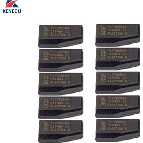 KEYECU Pack of 10, ID40 Transponder Chip Carbon (TP09) for Opel Vauxhall