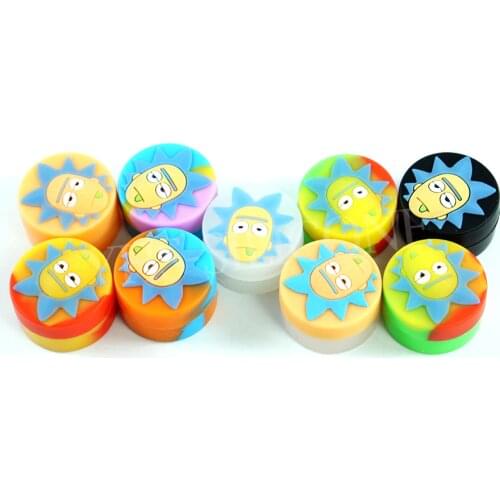 3pcs 5ml Silicone Wax Container Storager bottle jarpcs Silicone Non-stick Container Wax Shortage Oil Box silicone wax container