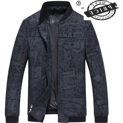 Leather Fashion Genuine Jacket Men Real Sheepskin Coat Casual Floral Mens Jackets Spring Autumn 2021 Chaquetas Hombre LW
