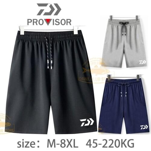 DAWA Summer Fishing Shorts Large Size Fishing T-Shirt Icy Cold Sports Clothes Anti-uv Breathable Sleeve Suit Man Fishing Jerseys