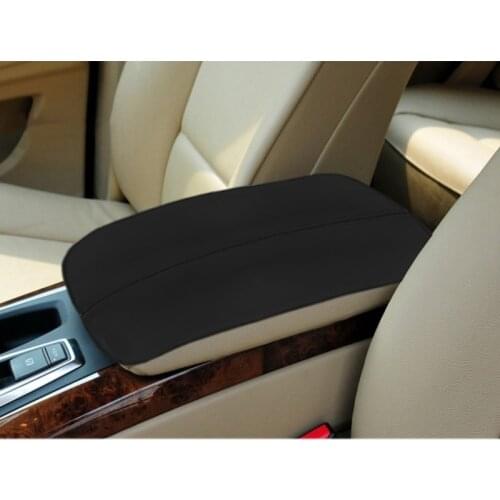 Microfiber Leather Car Center Console Armrest Pad Cover Case Protection Trim for BMW X5 E70 2007-2013 / F15 2014