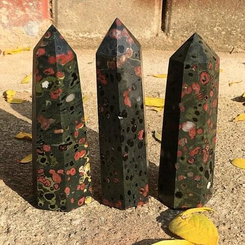 Natural caviar quartz crystal rod sharp stone mineral stone home accessories