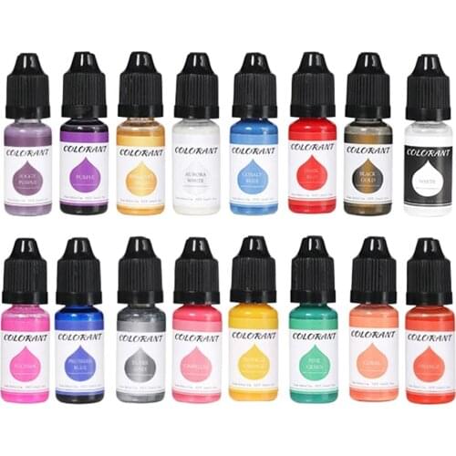 Epoxy Resin Pigment 24 Colour Liquid Epoxy Resin Dye Transparent Colourant