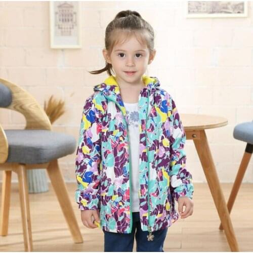 Windproof girl Jackets for autumn spring winter,Girls Outerwear clothing,Kids Waterproof warm girl Clothes,For 3-12 years old