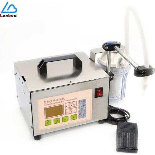 220V/110V Liquor Wine Pure Dew Machine Filter Filling Machine And Beverage Condiment Filter Canning Machine