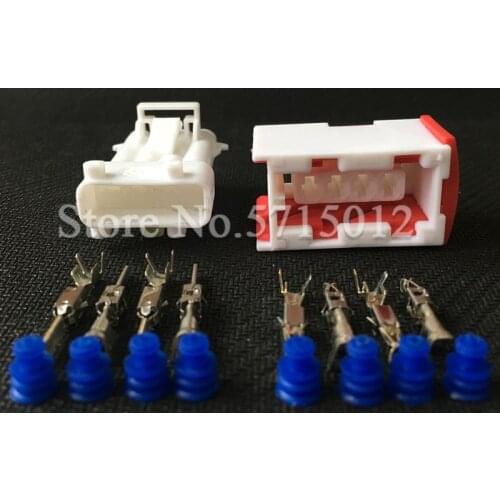 4 Hole 144998-5 Waterproof Automotive Electrical Connector O2 Oxygen Sensor Plug For Citroen