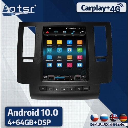 Android 10 For Infiniti FX FX35 FX45 2003 2009 Car DVD GPS Navigation Auto Radio Stereo Video Multimedia Player Carplay HeadUnit