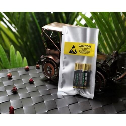 100pcs 6*11cm Anti-Static Shielding Bags ESD battery bag Anti Static Package Bag Waterproof Anti static Storage Packaging pouch