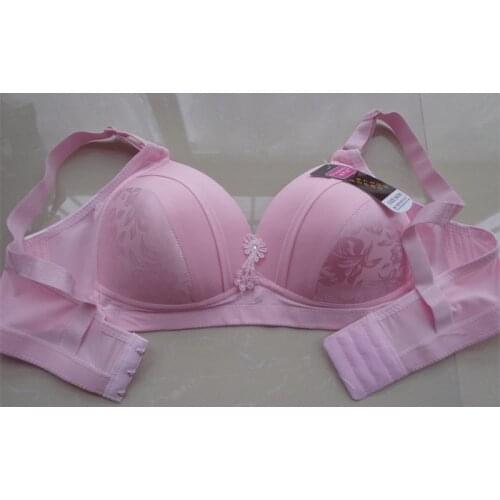 34 36 38 40 42 B C D cup bra Extra large cup thin wireless underwear bra rough shoulder strap holder female bra thin shaping C5