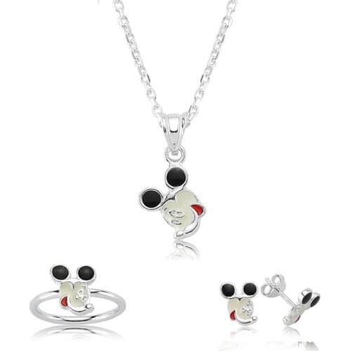 Silverlina Silver Miki Mouse Child Set