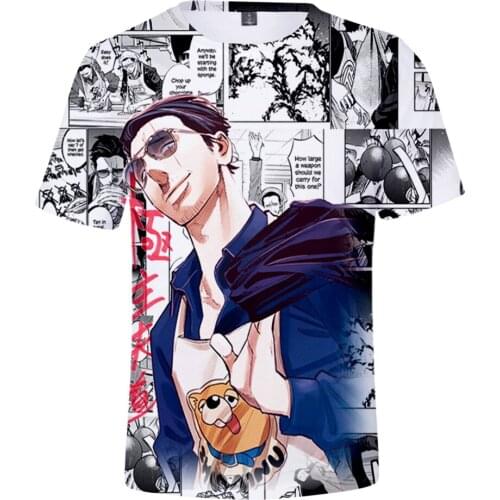Personality Creative The Way Of The Househusband Kawaii Anime T-shirt 3D Men Women Streetwear O-Neck T Shirt Harajuku Clothes