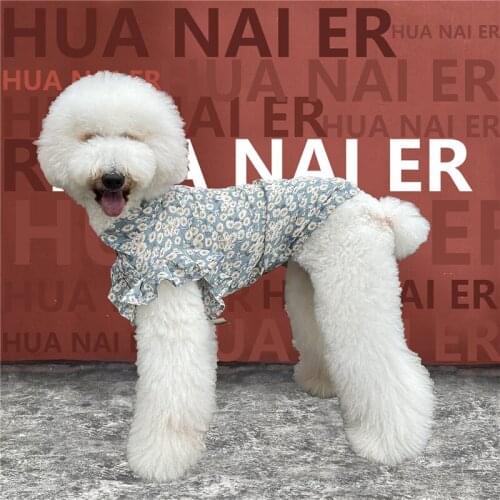 Giant Dogs Clothes Cute Floral Shirt For Big Poodle