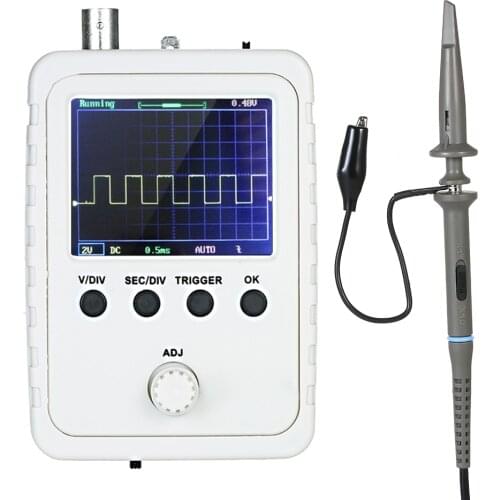 DS0150 TFT Digital Oscilloscope Kit with Power Adapter and BNC-Clip Cable Probe DS0150 (Assembled Finished Machine)