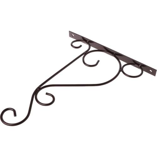 Wall-Mounted Hook Flower Stand Decoration Wall Hanging Basket Bracket Simple flower Pot Holder