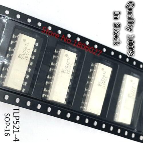 Send free 5PCS SMD TLP521-4GB TLP521-4 SOP-16 Optocoupler Isolator Photocoupler