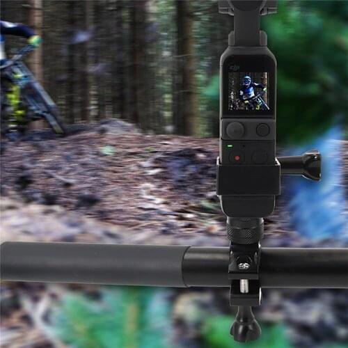 Anti-slip Bicycle Handlebar Holder Gimbal Camera Bike Mounting Bracket Clamp for DJI OSMO Pocket 2 Gimbal Accessories