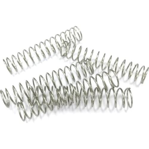 10pcs stainless steel compression spring non-corrosive electrical springs with precise surface treatment for toys pens 0.8*10*50