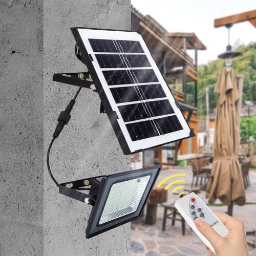 Garden Solar Lights Outdoor Lighting Wall Lamps 80/100W Led Waterproof Floodlight For Garden Decoration Courtyard Street Lamp