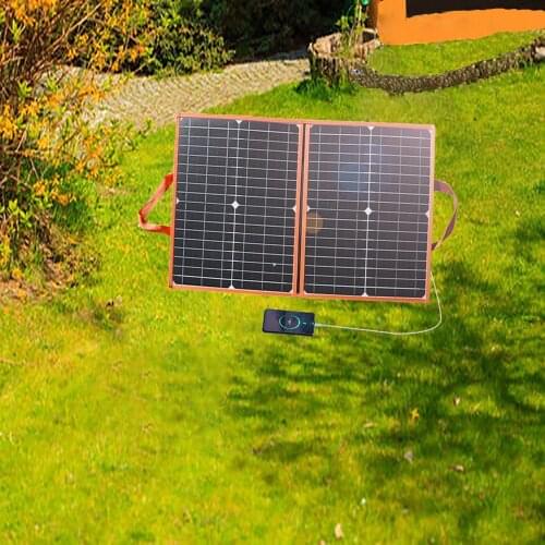 Xinpuguang portable solar panel foldable 40w 50w placa solar kit 12v battery charger dual 5v usb for phone laptop camping hiking