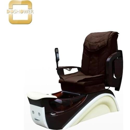DS modern no plumbing pedicure chair spa with glass bowl