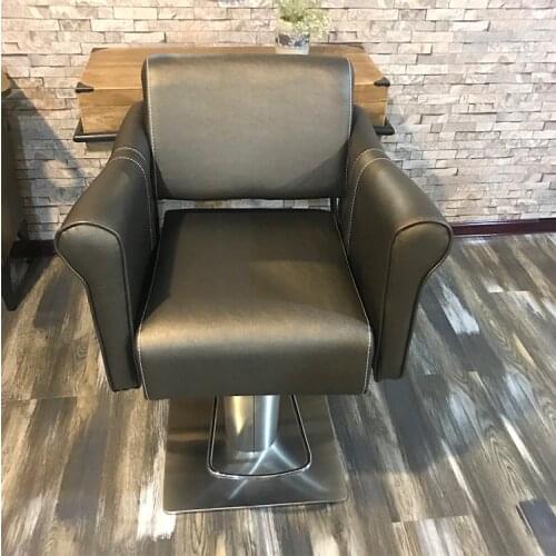 Retro hairdressing salon chair waiting for dyeing hot chair haircut chair hair salon hydraulic chair master chair workmanship