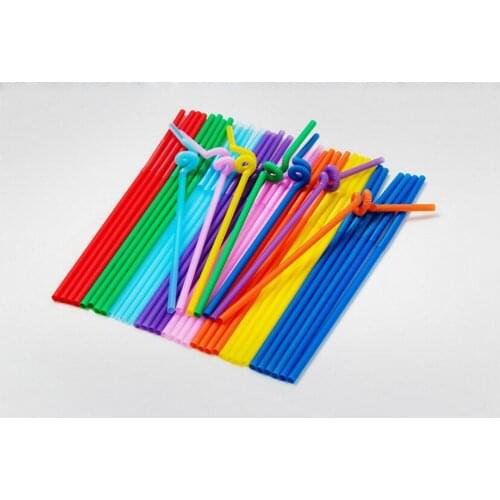 50Pcs Multi-Shaped Pegeant Plastic Drinking Straws Wedding Birthday Party Home Party decorations fast wholesale рождество
