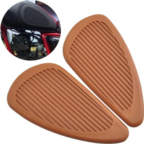 Waterproof Fuel Tank Sticker Gas Oil Tank Pad Side Gas Tank Knee Pad Vintage For Harley Cafe Racer Classic Universal Motorcycle