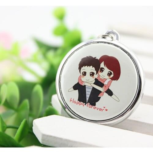 37mm mirror button badge keychain blanks button badge material 100pcs/PKG