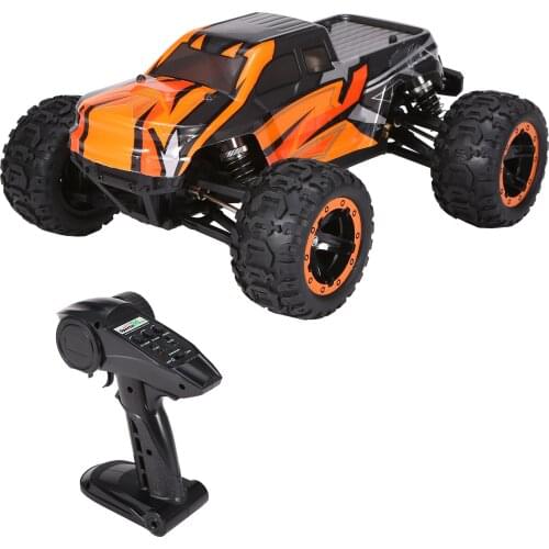 16889A-Pro 1:16 RC Car 4WD Big Foot RC Car 45 Km/h High Speed 2840 Brushless Motor 4X4 Waterproof Off-Road Truck Toys For Kid
