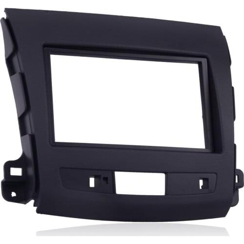 173 x 98 mm 2 Din Radio Stereo Fascia Frame Mounting Surround Kit fit for Mitsubishi Outlander Peugeot 4007 Citroen C-Crosser